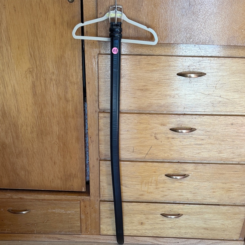 Black Leather Belt